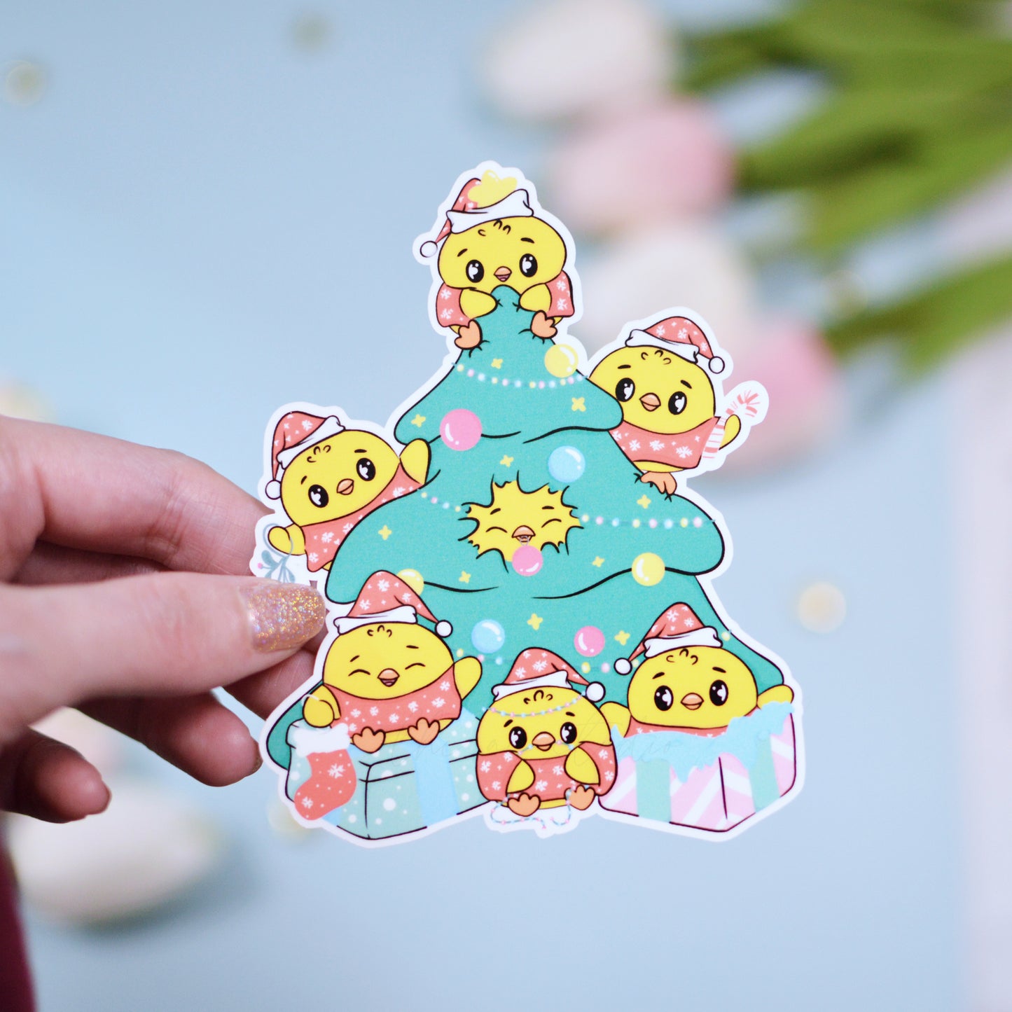 ChickAhn Winter Stickers