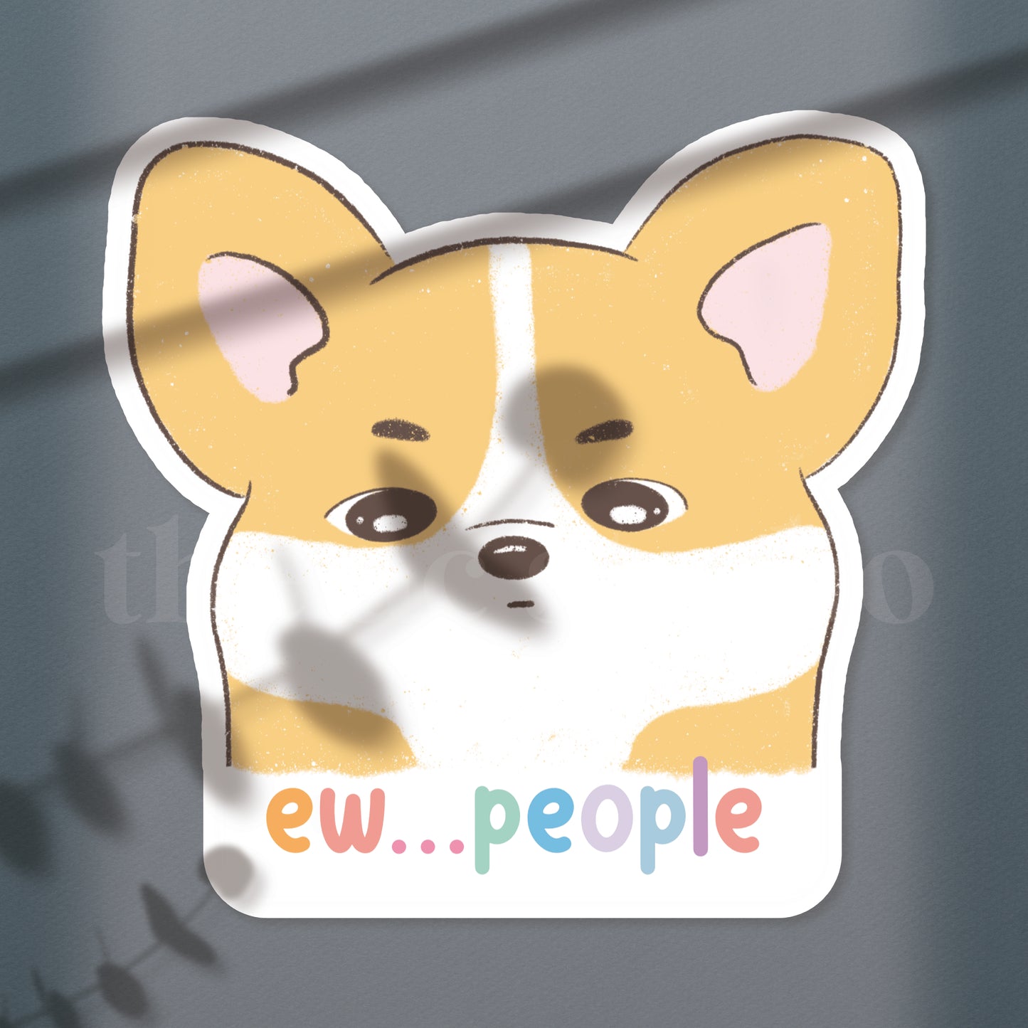 Ew... People, Puppy Collection Sticker