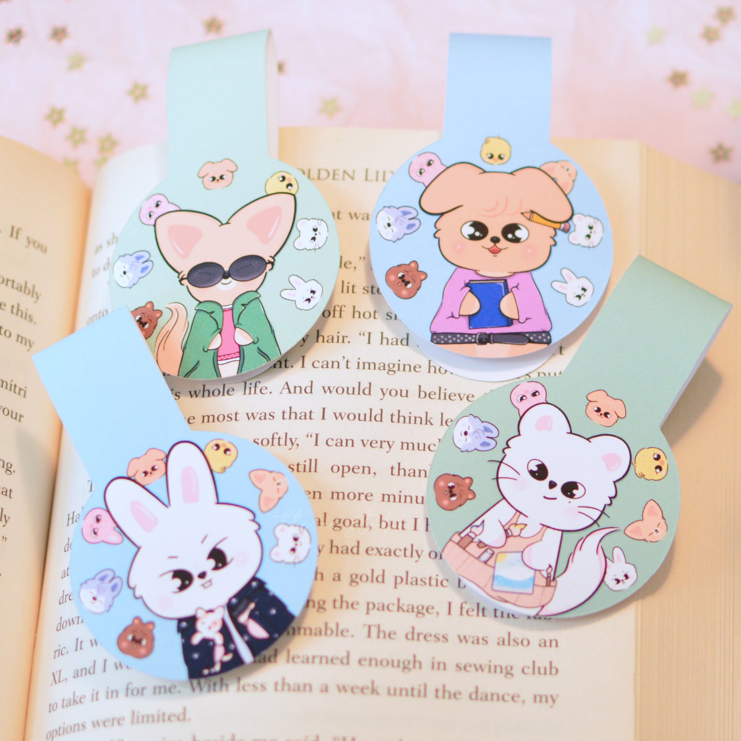 STAY Character Magnetic Bookmark