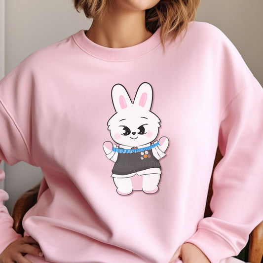 STAY HOP Crewneck in Pink