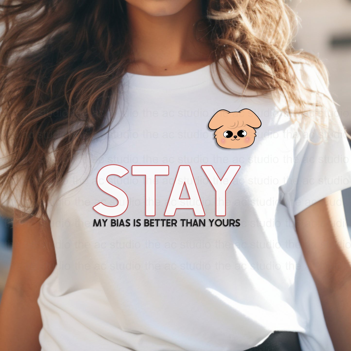 STAY - My Bias Is Better Than Yours T-Shirt (White)