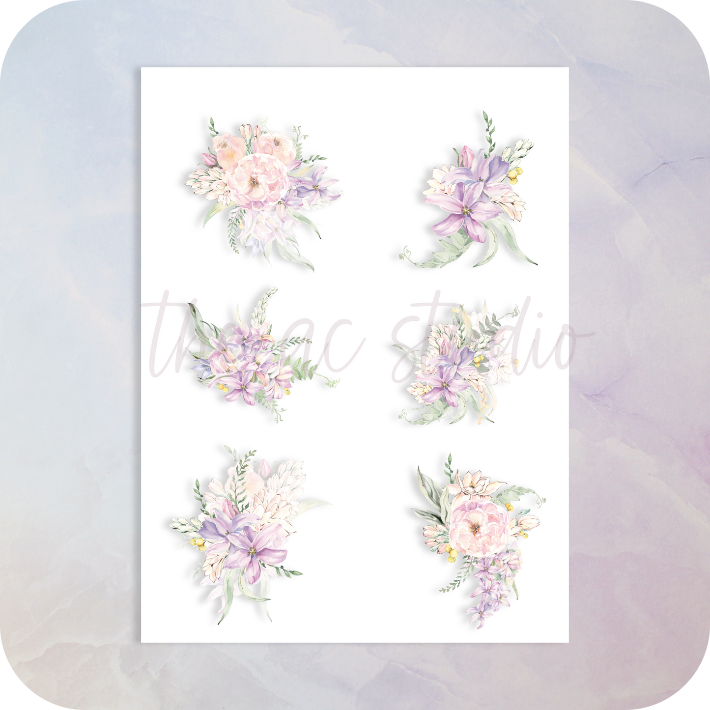 Personalized Notebook, Pink Florals